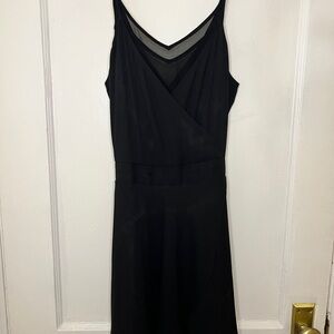 Express Black Sleeveless V-Neck Jumpsuit